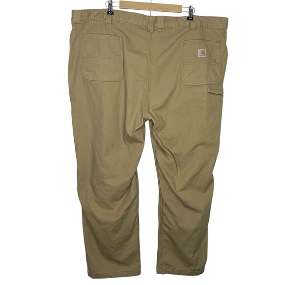Carhartt Pants Mens 48x30 (49x30) Rugged Flex Relaxed Fit Canvas Lined Workwear - Picture 2 of 16